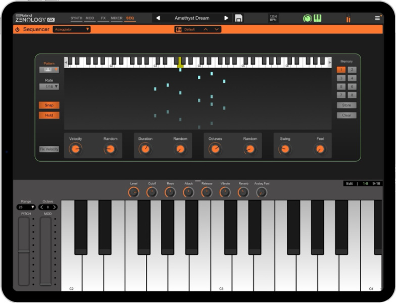 Roland Zenology GX para iPad